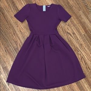 Purple, everyday dress